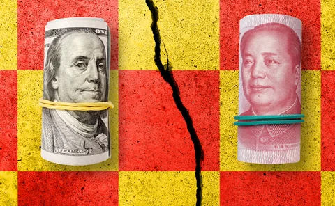 dollar yuan divide